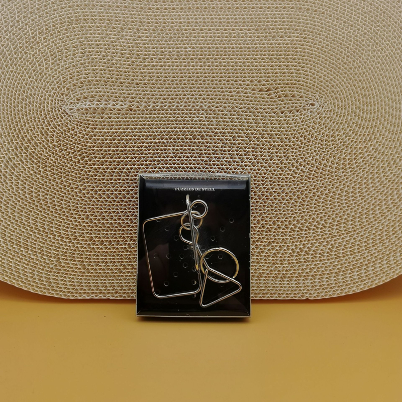 Puzzle Kongming Lu Ban Lock - Metal, DC940, Jucărie educativă