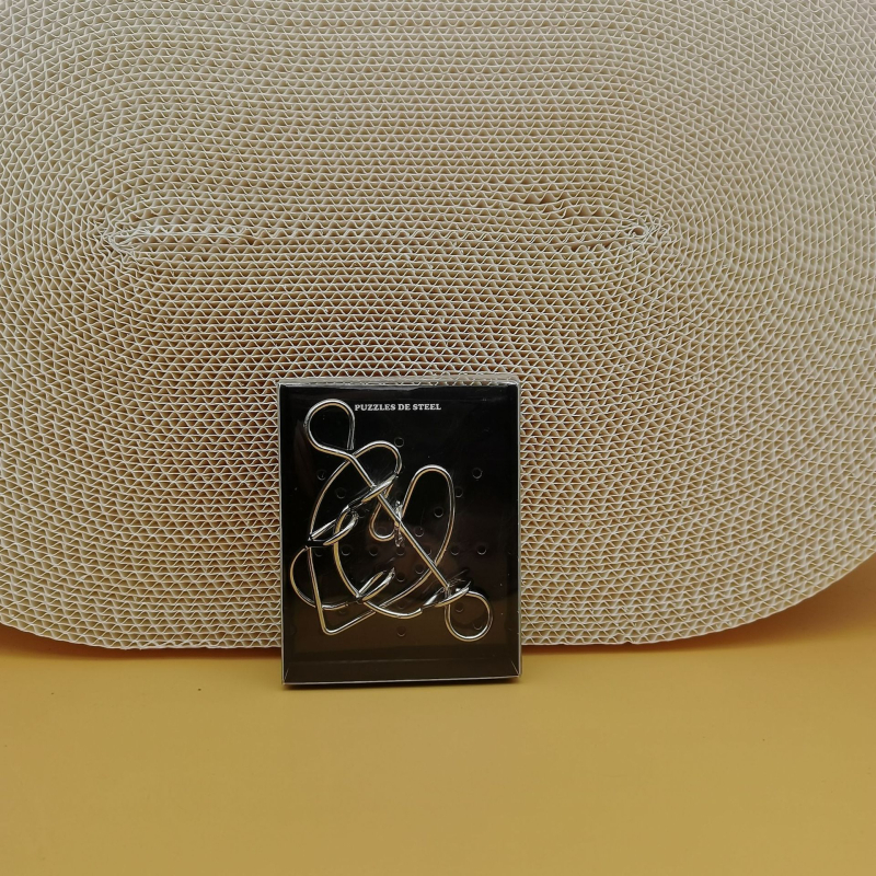 Puzzle Kongming Lu Ban Lock - Metal, DC940, Jucărie educativă