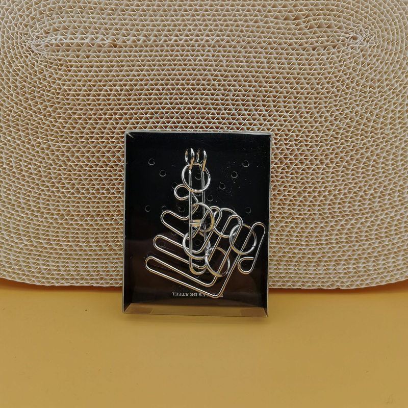 Puzzle Kongming Lu Ban Lock - Metal, DC940, Jucărie educativă