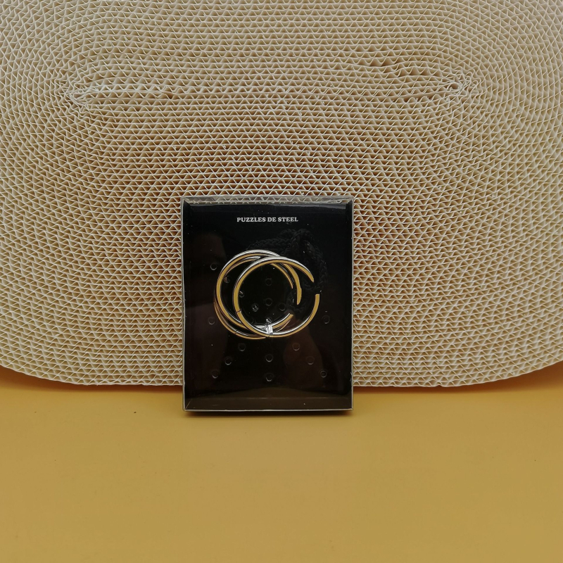 Puzzle Kongming Lu Ban Lock - Metal, DC940, Jucărie educativă