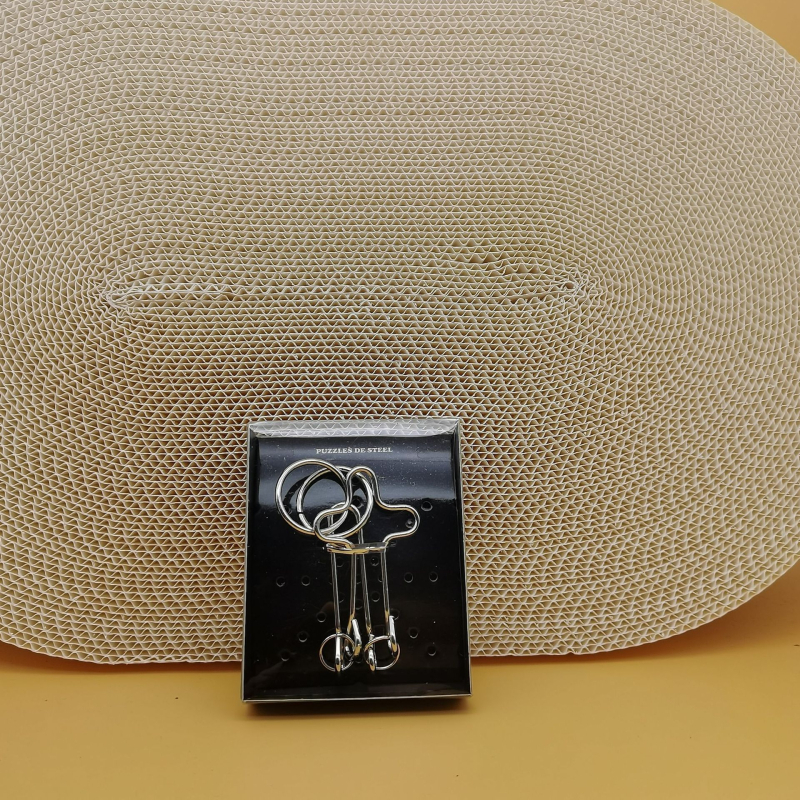 Puzzle Kongming Lu Ban Lock - Metal, DC940, Jucărie educativă