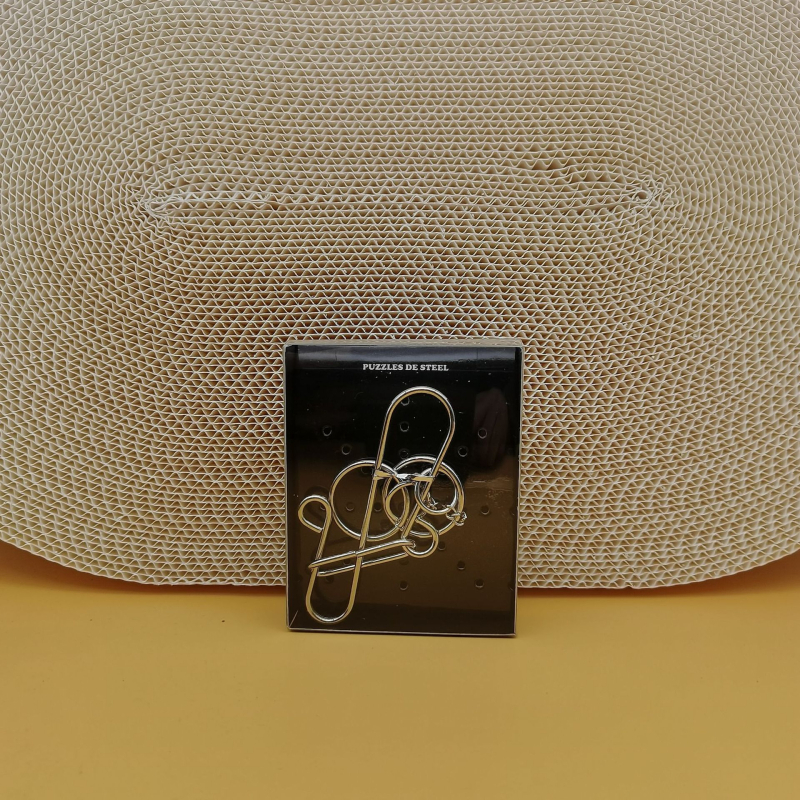 Puzzle Kongming Lu Ban Lock - Metal, DC940, Jucărie educativă