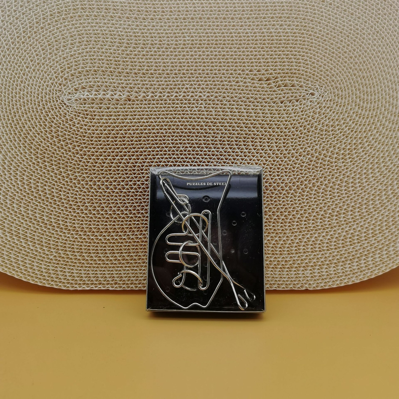 Puzzle Kongming Lu Ban Lock - Metal, DC940, Jucărie educativă