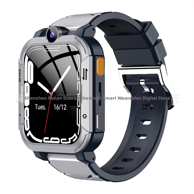 Detské Smartwatch Y76 s 4G videohovorom, vodotesné, 1,83-palcový displej, batéria 800 mAh, silikónové telo
