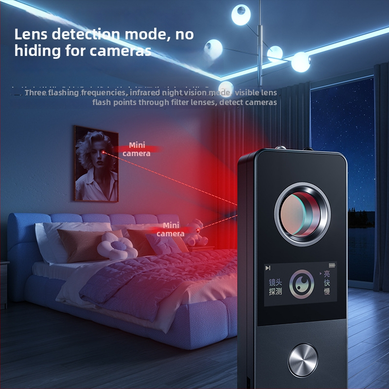 S88 Bežični infracrveni detektor s zaslonom – detektor skrivenih kamera za hotele, frekvencijski pojas 50MHz-8GHz, domet 10 cm-10 m, napon 5V, zvukom/vibracijom alarm