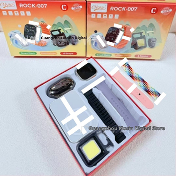 Cross-border pametni sat R0CK-007, kvadratni zaslon, aluminijska legura kućište, silikonska narukvica, dnevna vodootpornost, mjerenje otkucaja srca, krvni tlak, praćenje sna i koraka, Bluetooth pozivi, kompatibilan s iOS-om