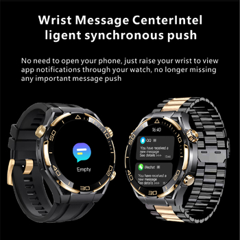 Okrugli AMOLED pametni sat za sport s mjerenjem otkucaja srca, krvnog tlaka i zasićenja krvi kisikom te Bluetooth pozivima