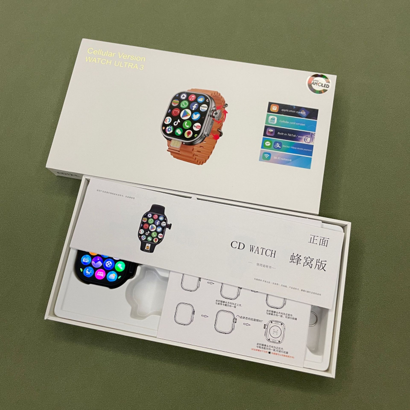 Pametni sat s AMOLED zaslonom, 4G povezivanjem, NFC, upravljanje dodirom i gumbima, magnetsko punjenje, 1350mAh baterija