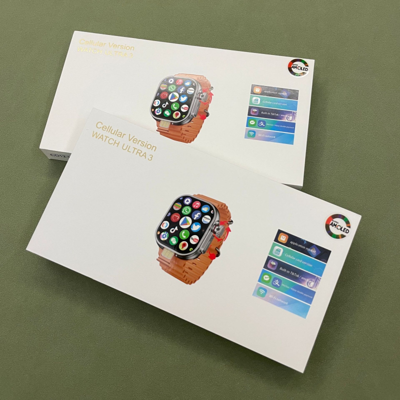 Pametni sat s AMOLED zaslonom, 4G povezivanjem, NFC, upravljanje dodirom i gumbima, magnetsko punjenje, 1350mAh baterija