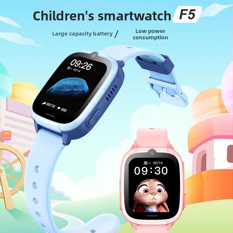 Guardiffect F5 Telefon 4G pentru copii cu poziționare GPS și touchscreen, ecran de 1,83 inci