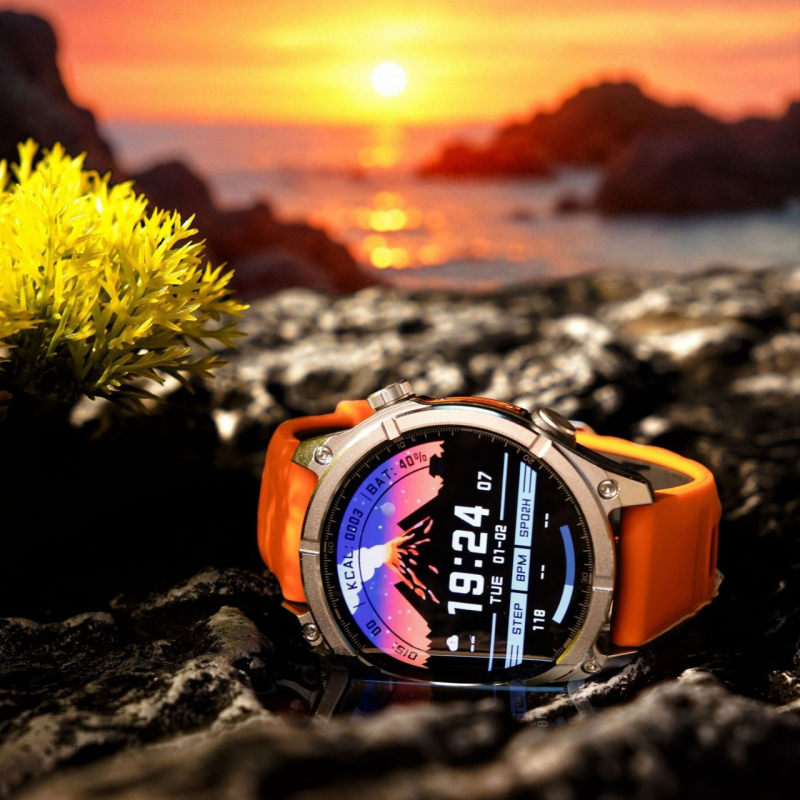 HD300 sportski pametni sat s praćenjem otkucaja srca i razine kisika u krvi, AMOLED zaslon, Bluetooth pozivi, bežično punjenje