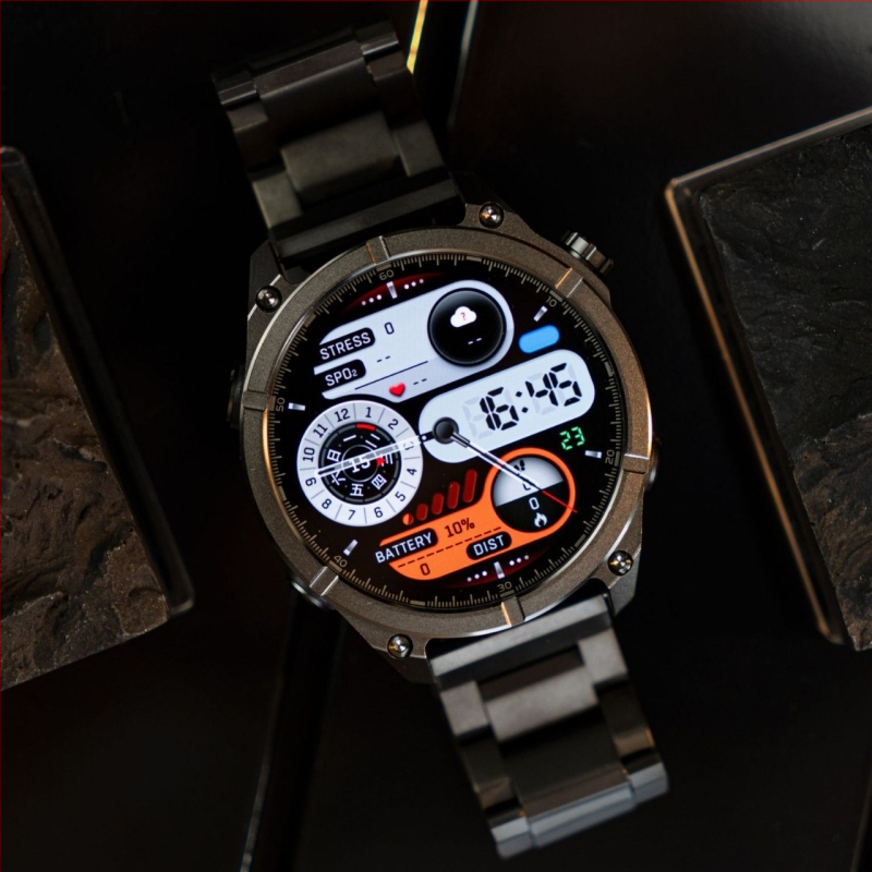 HD300 sportski pametni sat s praćenjem otkucaja srca i razine kisika u krvi, AMOLED zaslon, Bluetooth pozivi, bežično punjenje