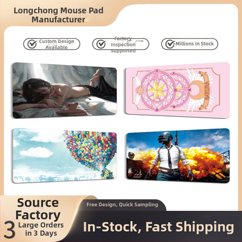 Veľká podložka pod myš na hry, prírodná guma, protišmykový povrch, tepelnej tlači, OEM výroba, vlastné logo