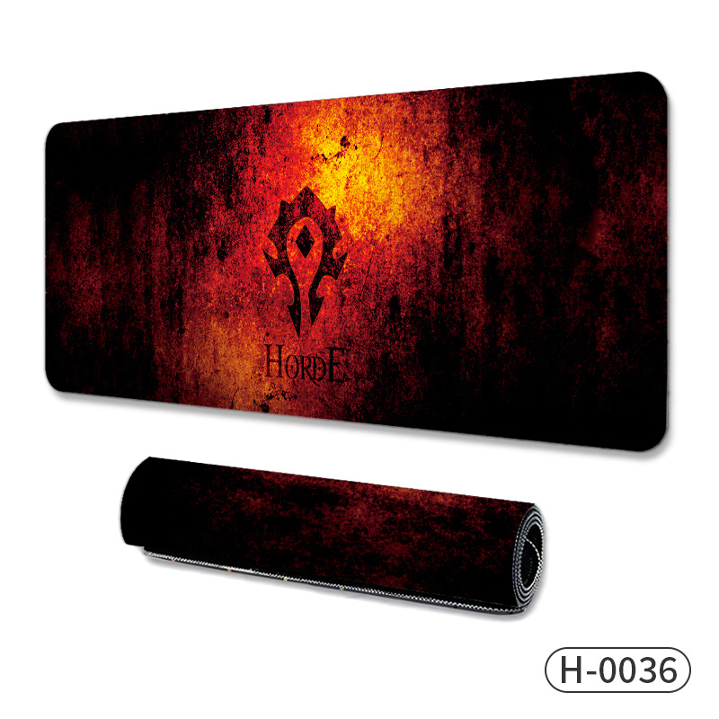 Голяма подложка за мишка за гейминг, естествен каучук, нехлъзгаща повърхност, термопечат, OEM производство, персонализирано лого