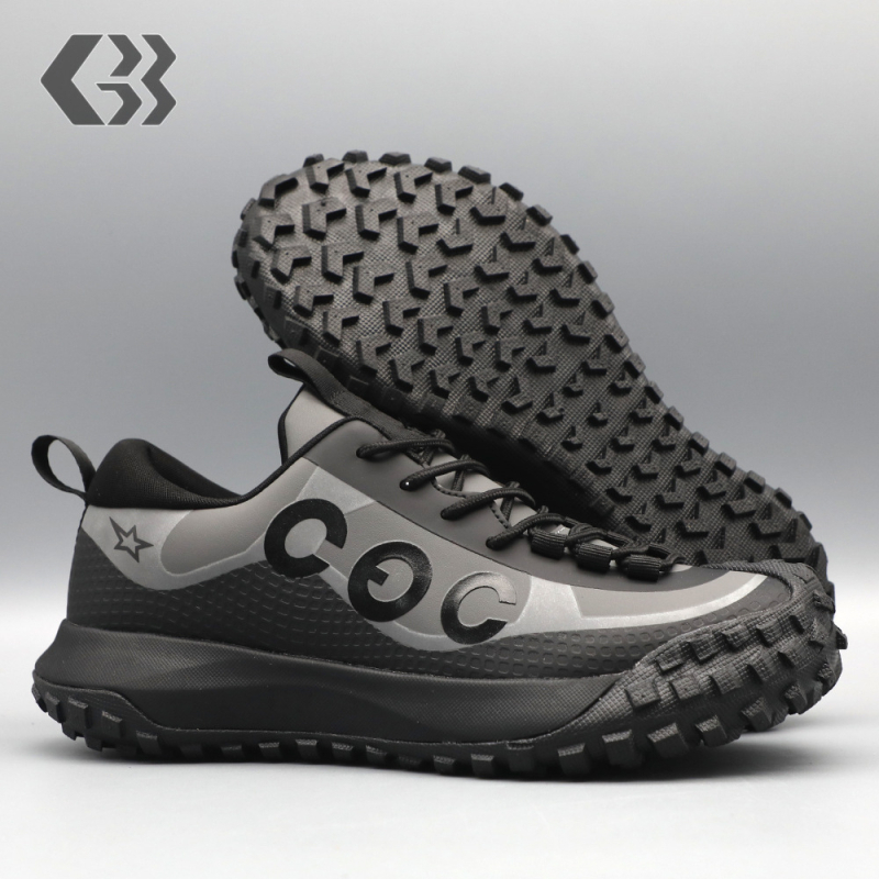 Pantofi de drumeție pentru bărbați, toamnă-iarna - impermeabili, partea superioară din fibre sintetice, talpă din cauciuc antiderapant, talpă mediană EVA, închidere frontală cu șiret, ușoare, înălțime a călcâiului 3–5 cm