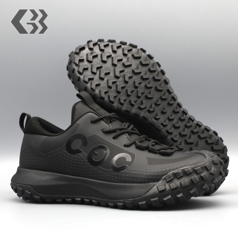 Pantofi de drumeție pentru bărbați, toamnă-iarna - impermeabili, partea superioară din fibre sintetice, talpă din cauciuc antiderapant, talpă mediană EVA, închidere frontală cu șiret, ușoare, înălțime a călcâiului 3–5 cm