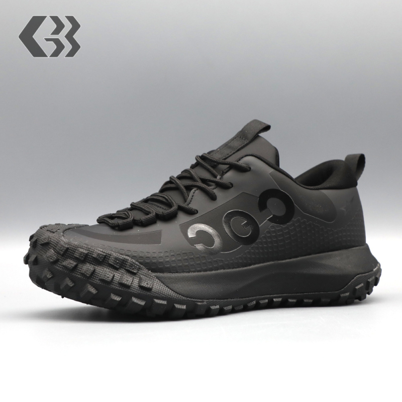 Pantofi de drumeție pentru bărbați, toamnă-iarna - impermeabili, partea superioară din fibre sintetice, talpă din cauciuc antiderapant, talpă mediană EVA, închidere frontală cu șiret, ușoare, înălțime a călcâiului 3–5 cm