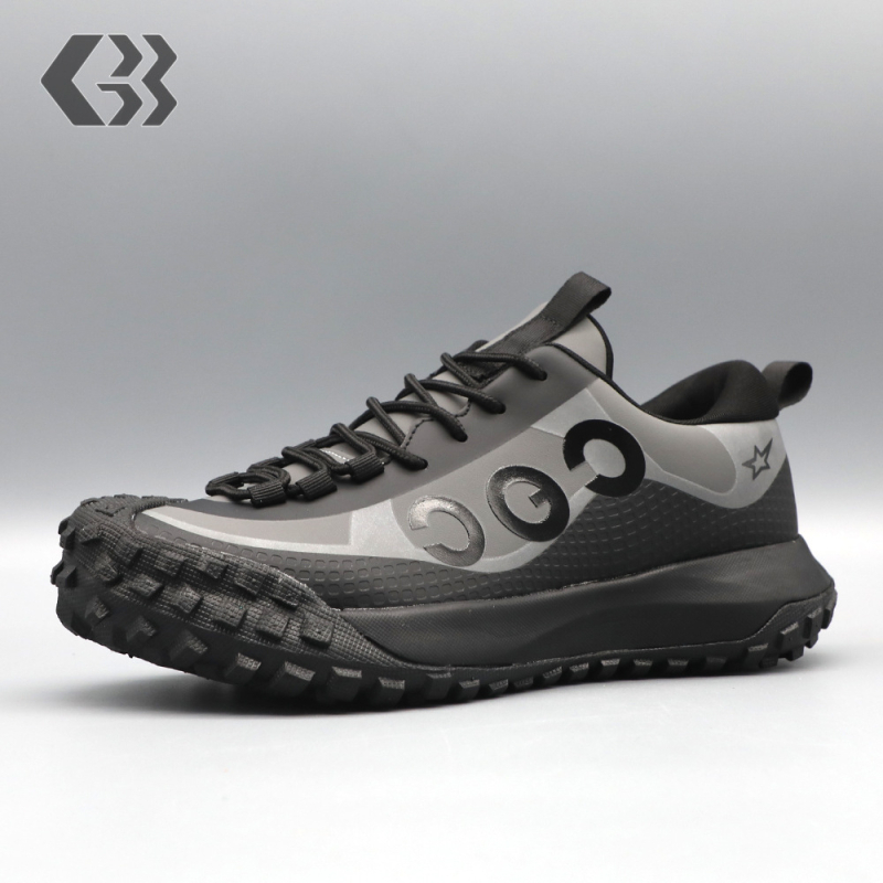 Pantofi de drumeție pentru bărbați, toamnă-iarna - impermeabili, partea superioară din fibre sintetice, talpă din cauciuc antiderapant, talpă mediană EVA, închidere frontală cu șiret, ușoare, înălțime a călcâiului 3–5 cm