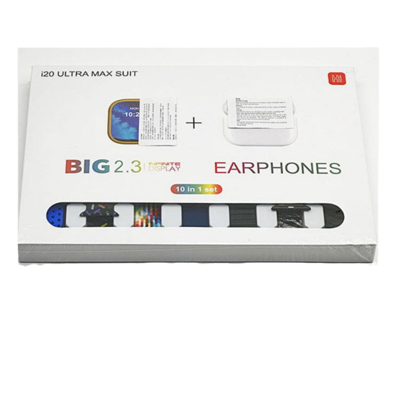 I20 pametni sat set – Bluetooth pozivi, mjerenje otkucaja srca i krvnog tlaka, brojanje koraka, praćenje sna, trajanje baterije do 21 dan