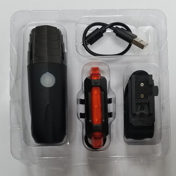 Set de lumini pentru bicicletă: far față, semnal posterior și lanternă pentru bicicletă de drum – luminozitate ridicată; Brand An Qiyou/NQY; etichetă privată licențiată