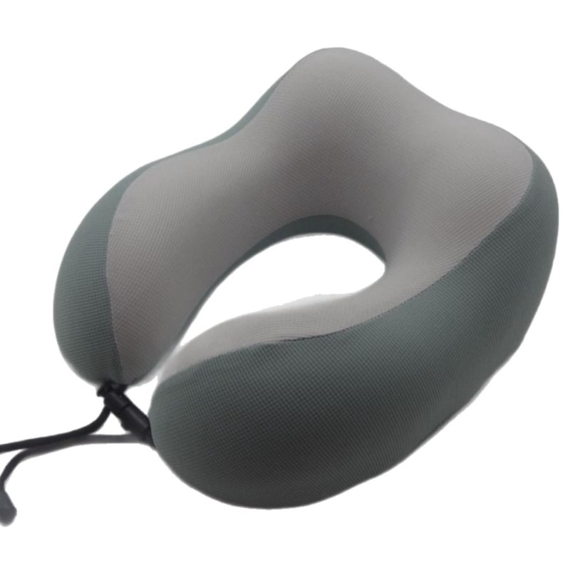 Perne de călătorie cu formă U din spumă cu memorie (Umplere: spumă cu memorie; Formă: U; Potrivit pentru toate vârstele; Stil: minimalist modern)