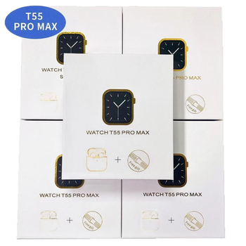 T55Promax pametni sat s TWS Bluetooth slušalicom — TFT zaslon, vodootporan za svakodnevnu upotrebu, trajanje baterije do 7 dana, TPU remen, kućište od aluminijske legure