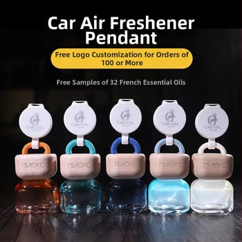 Κρεμαστό μπουκαλάκι αρώματος αυτοκινήτου, προσαρμοζόμενο πλαστικό, 5–10 ml, φλοράλ άρωμα, κρεμαστή εγκατάσταση, διαρκεί 31–60 ημέρες