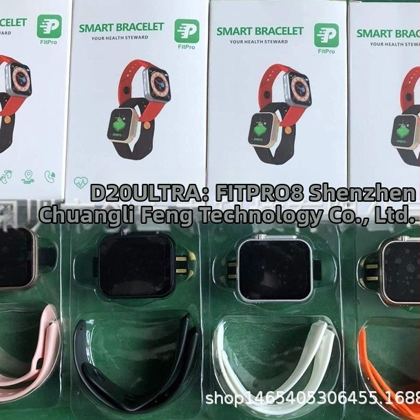 D20ULTRA Pametni sat s mjerenjem otkucaja srca, Bluetooth pozivi, brojač koraka, TFT zaslon, trajanje baterije ispod 7 dana