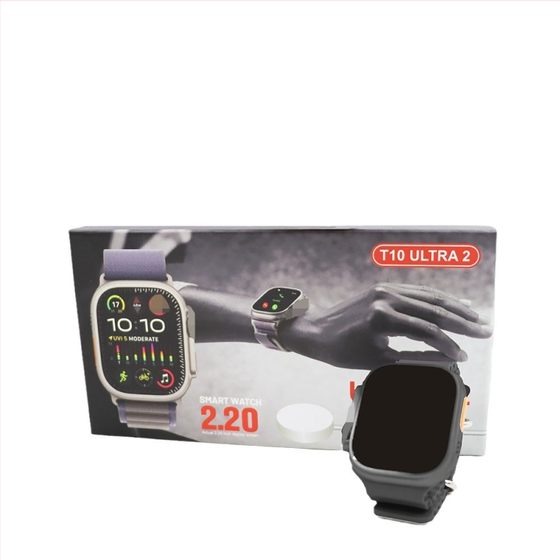 T10 Ultra2 pametni sat — IPS zaslon, vodootporan za svakodnevnu upotrebu, trajanje baterije do 7 dana, mjerenje otkucaja srca, zasićenost kisikom.
