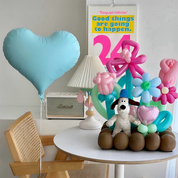 Balon u obliku srca od aluminijske folije — igrački balon, marka: Friends recalling poems