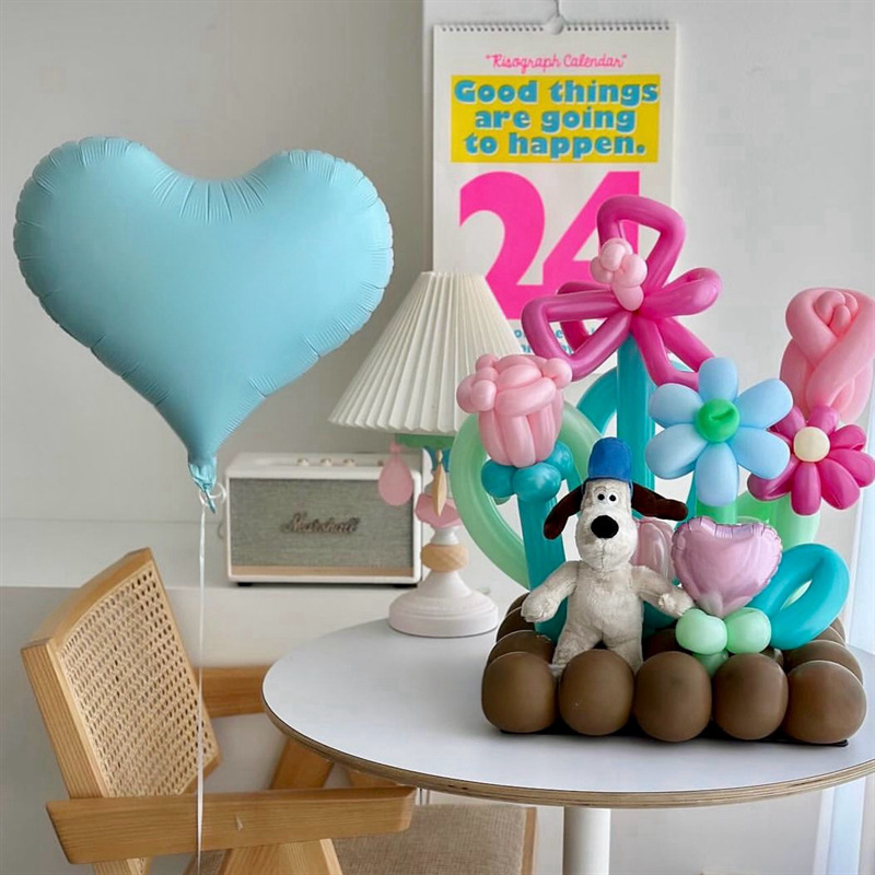 Balon u obliku srca od aluminijske folije — igrački balon, marka: Friends recalling poems