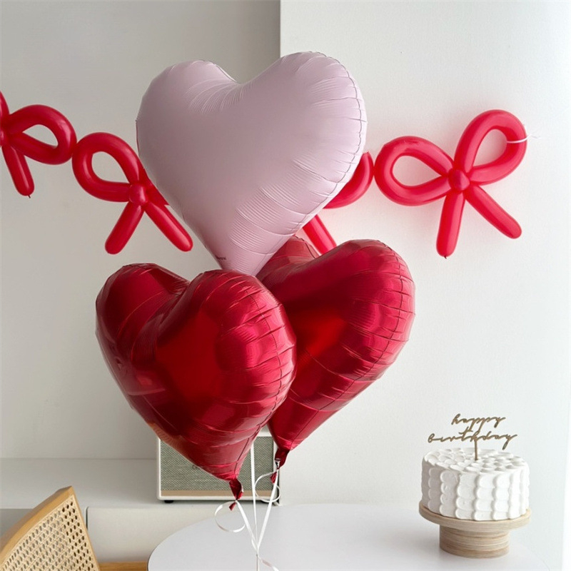 Balon u obliku srca od aluminijske folije — igrački balon, marka: Friends recalling poems