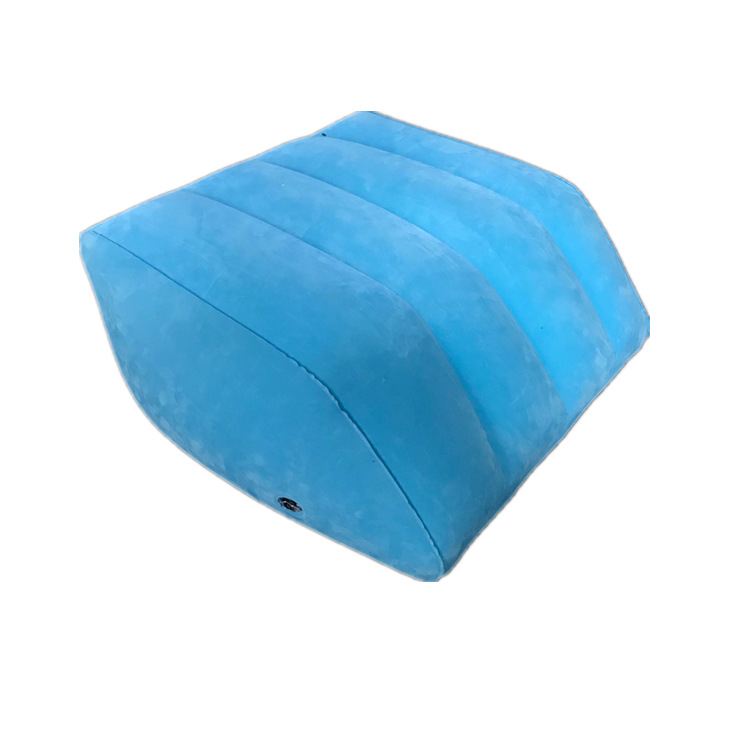 Felfújható láb párna hátsó támasz, összecsukható PVC ülőalkalmatosság, modell NDISJ, testreszabható logó