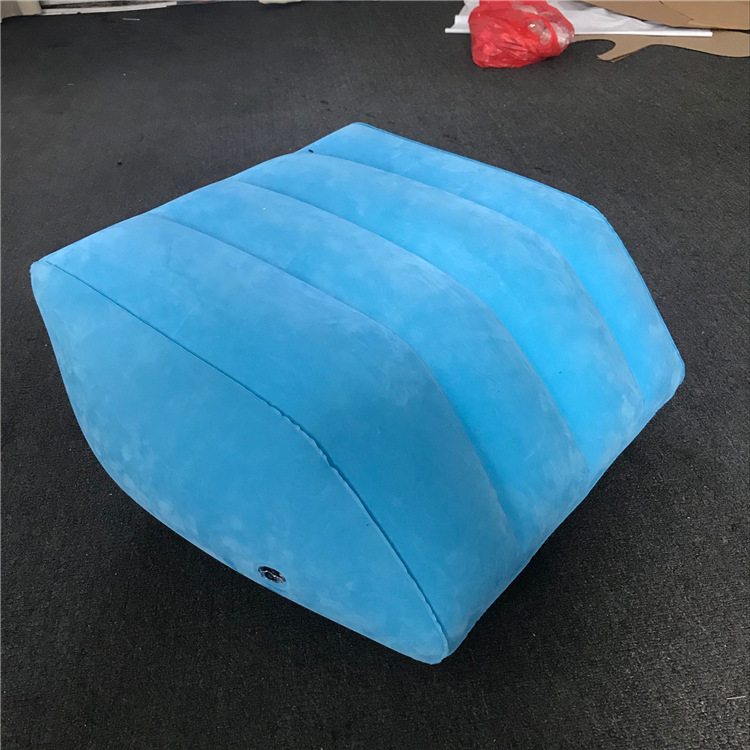 Felfújható láb párna hátsó támasz, összecsukható PVC ülőalkalmatosság, modell NDISJ, testreszabható logó