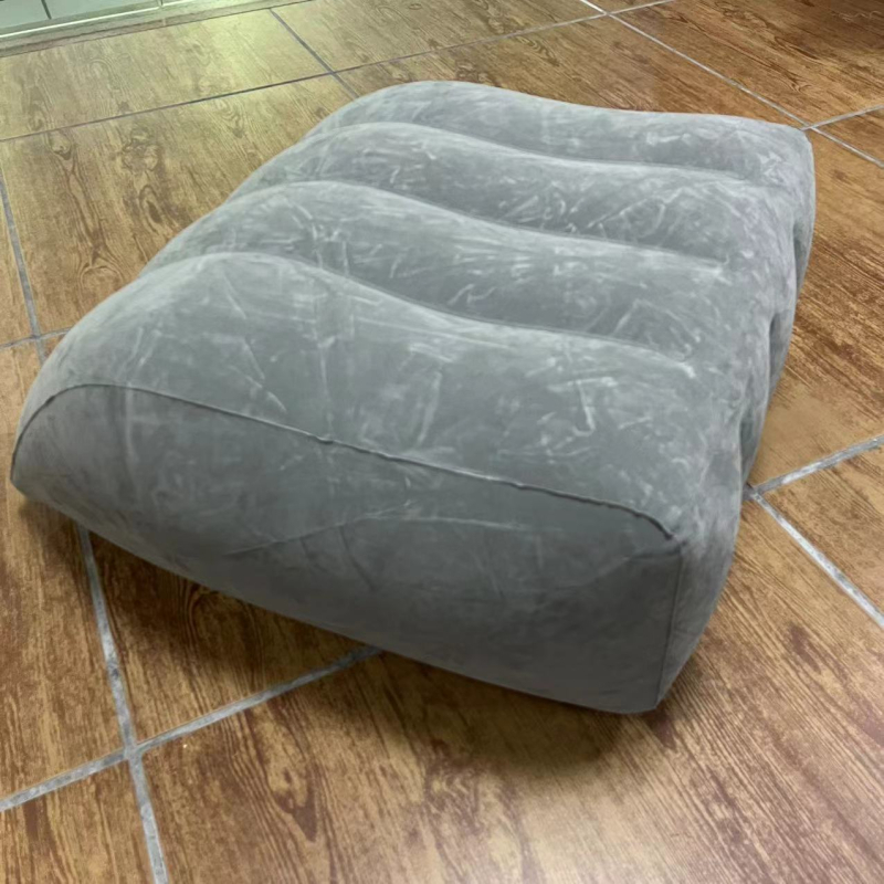 Felfújható láb párna hátsó támasz, összecsukható PVC ülőalkalmatosság, modell NDISJ, testreszabható logó