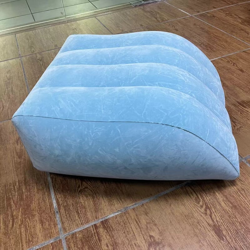 Felfújható láb párna hátsó támasz, összecsukható PVC ülőalkalmatosság, modell NDISJ, testreszabható logó