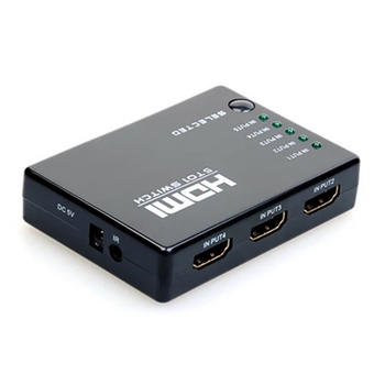 HDMI prekidač 5×1 s daljinskim upravljačem, 1080P, OEM obrada, za zaslon