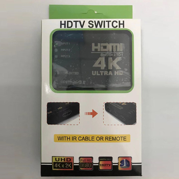 HDMI 3-in-1 kapcsoló, 4K x 2K felbontás, 3 bemenet 1 kimenet