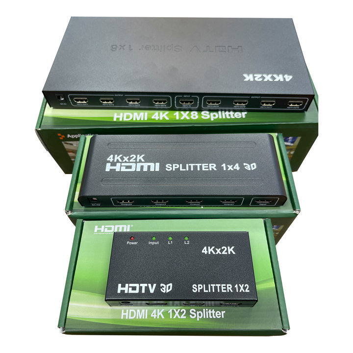 Qiulink HDMI razdjelnik — Višestruki izlazi 1x2/1x4/1x8/1x16, 4K2K