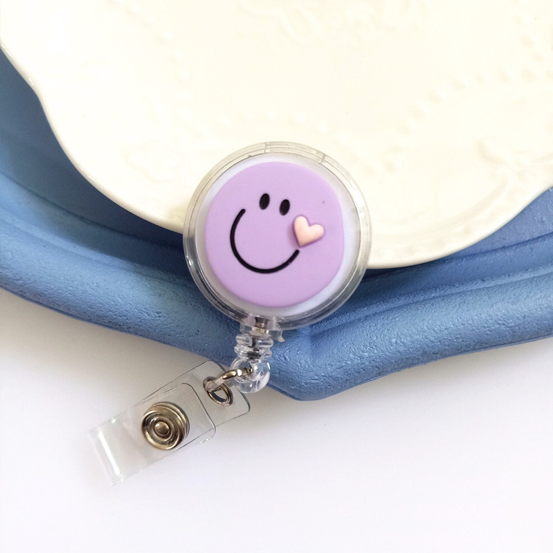 Lančić za identifikacijsku karticu medicinskih djelatnika s teleskopskim klipom i Easy Pull Buckle, duljina 65 cm, širina 3,2 cm, bez logotipa