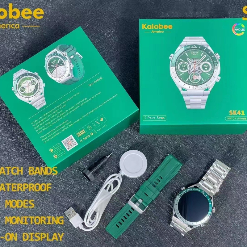 Pametni sat s AMOLED zaslonom, Bluetooth pozivi, NFC, praćenje otkucaja srca i sna.