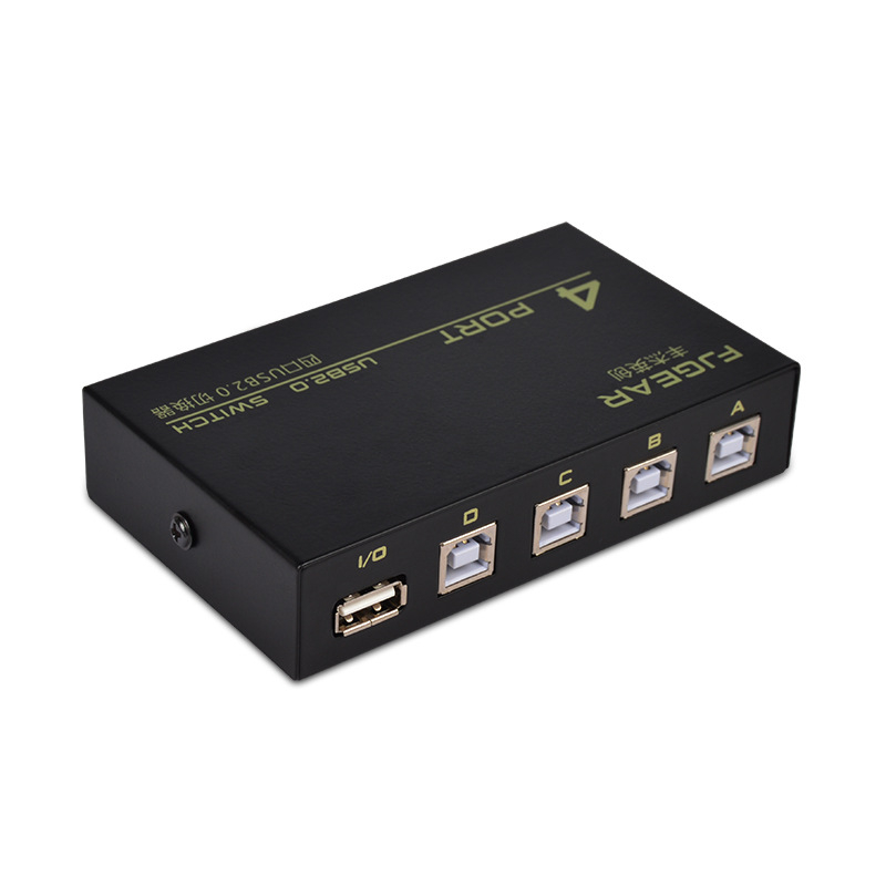 USB prekidač za dijeljenje pisača, 4 porta, ručno prebacivanje