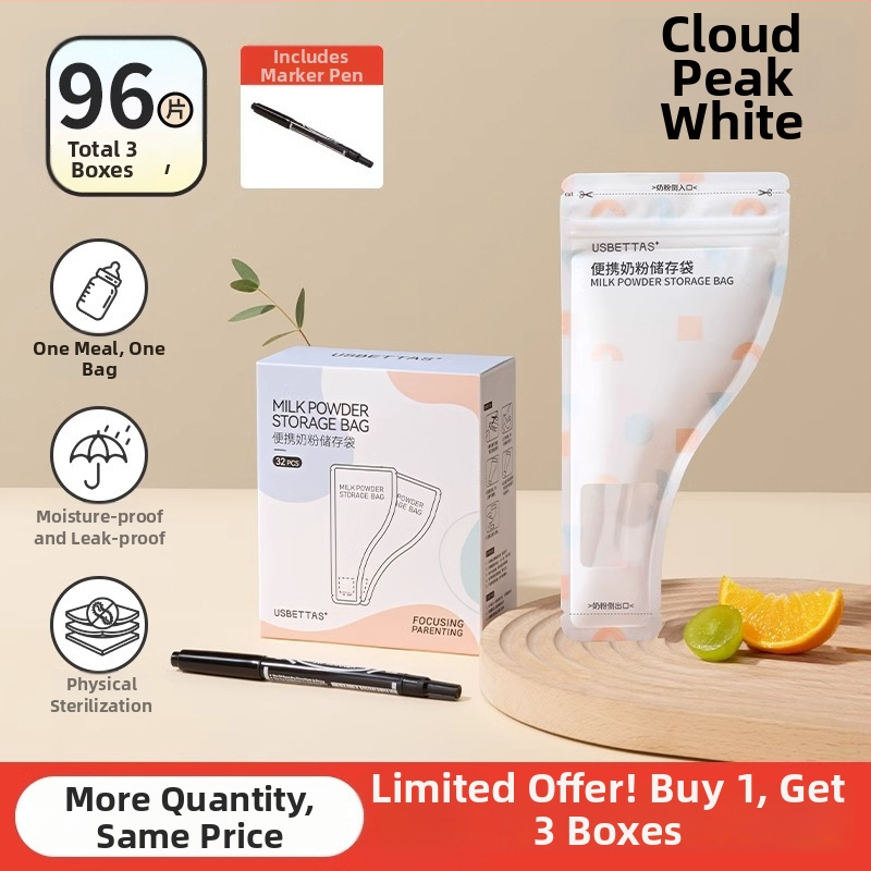 Beta Peptide Kutija za skladištenje mliječnog praha - prijenosna, zatvorena, za putovanja, za novorođenčad do 3 godine