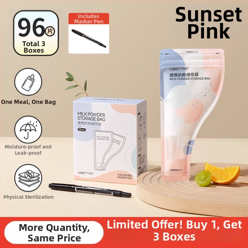 Beta Peptide Kutija za skladištenje mliječnog praha - prijenosna, zatvorena, za putovanja, za novorođenčad do 3 godine