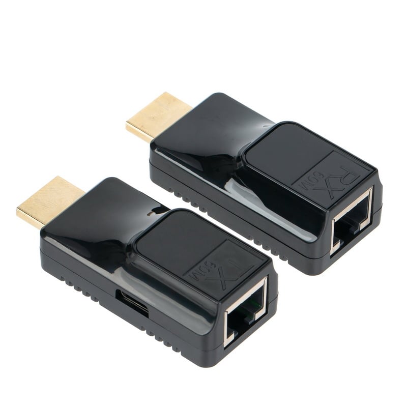 HDMI 60 m-es extender RJ45-ön keresztül – egypontos videóátvitel 1080p