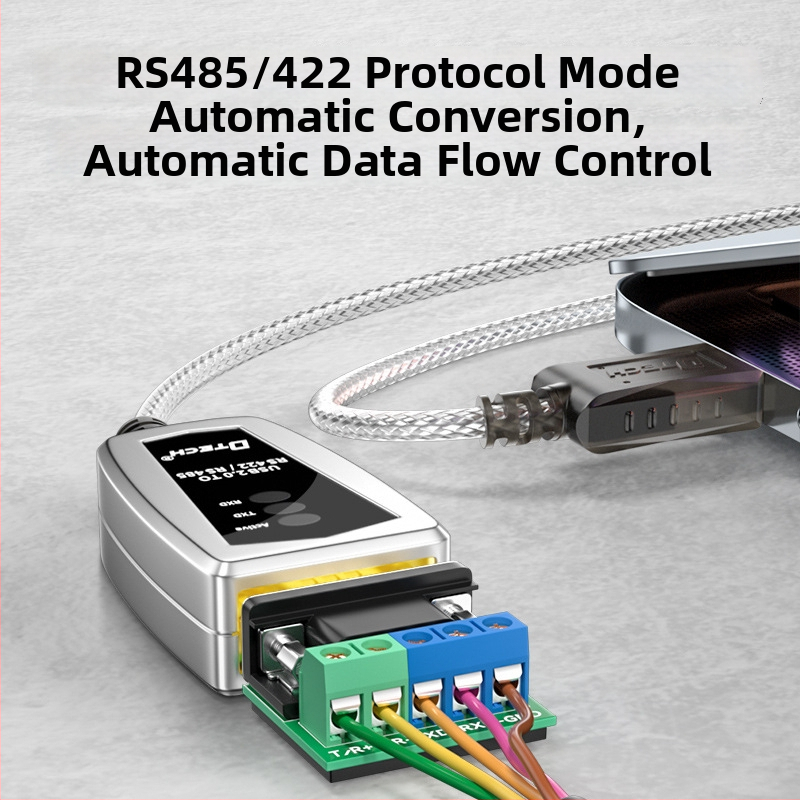 USB na RS485/RS422 adapter kabel, 0,5 m, dvostruki serijski prijenos, za uređaje s višestrukim serijskim portovima, zaštita od prenaponskih udara