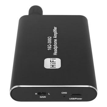 Amplificator portabil pentru căști, sunet Hi-Fi, zgomot scăzut și amplificare bas — alimentare USB, cablu USB 0,97 m, model Audio Regulator, Brand You Hong