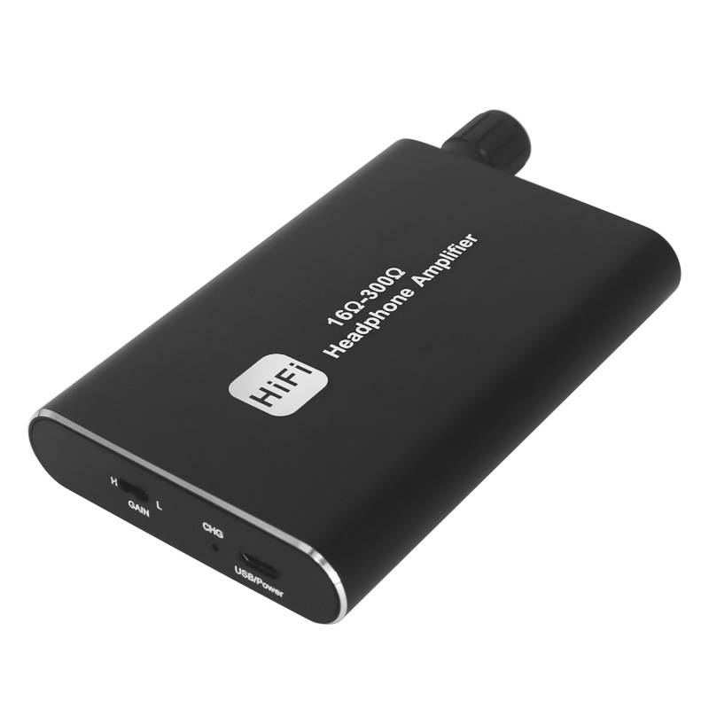 Amplificator portabil pentru căști, sunet Hi-Fi, zgomot scăzut și amplificare bas — alimentare USB, cablu USB 0,97 m, model Audio Regulator, Brand You Hong