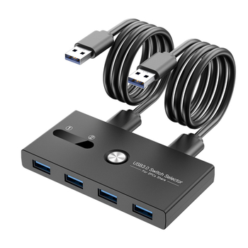 YNTEK USB-EW665 USB 3.0 KVM prekidač, 2 ulaza / 4 izlaza, 100 Mbps, kabel 1,5 m