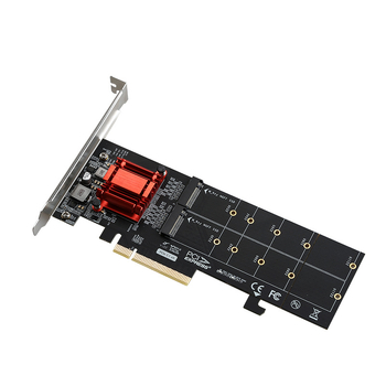 PCIe 3.1 x8 Dualna M.2 NVMe proširiva kartica ASM18